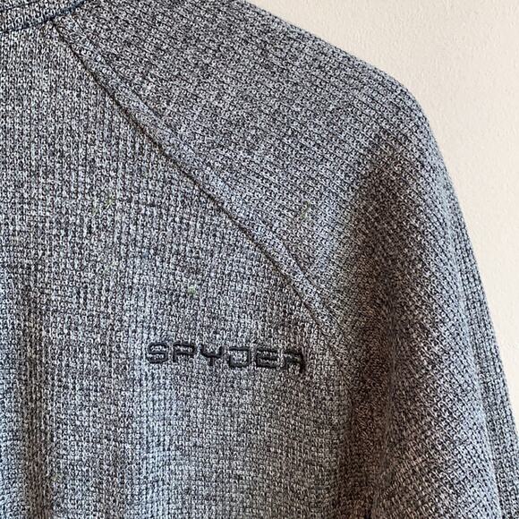 Spyder Men's Outbound Fleece-Jacket M Grey/black - Picture 11 of 13